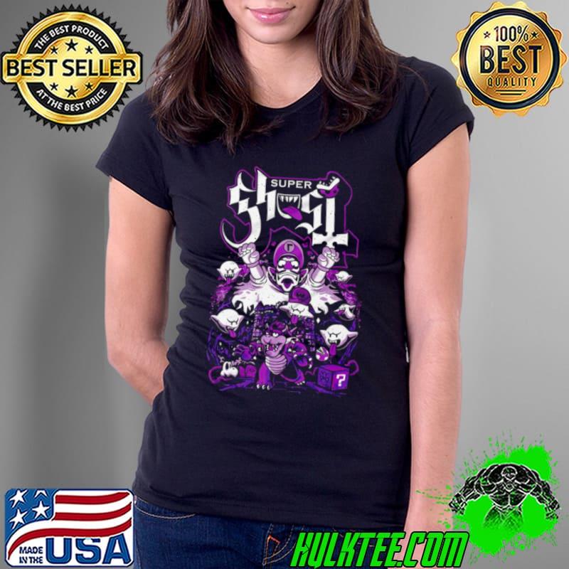 Super Ghost He Run’s Funny Heavy Metal Video Game shirt