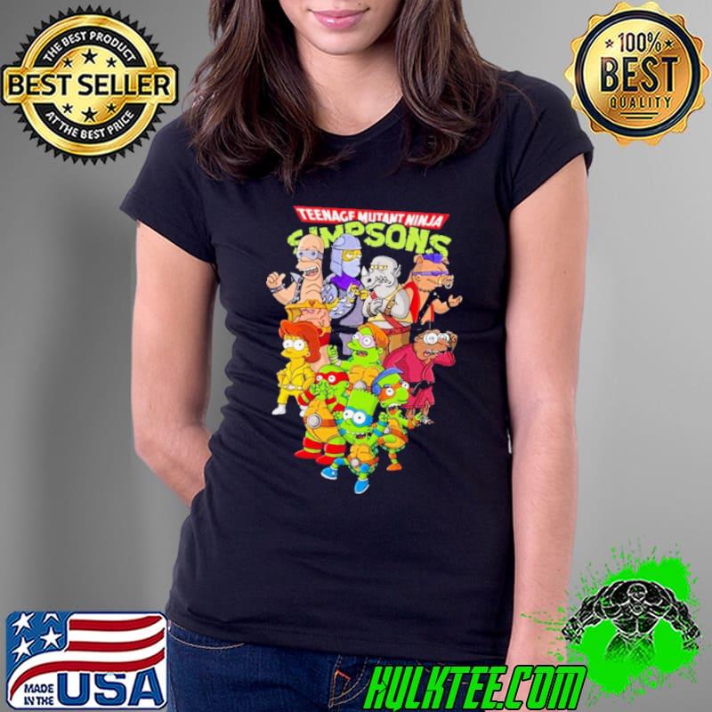 Teenage Mutant Ninja Simpsons Crossover Turtle 2023 Shirt