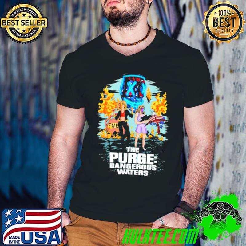 The Purge Dangerous Waters game s Guys V Neck The Purge Dangerous Waters game s Guys V Neck