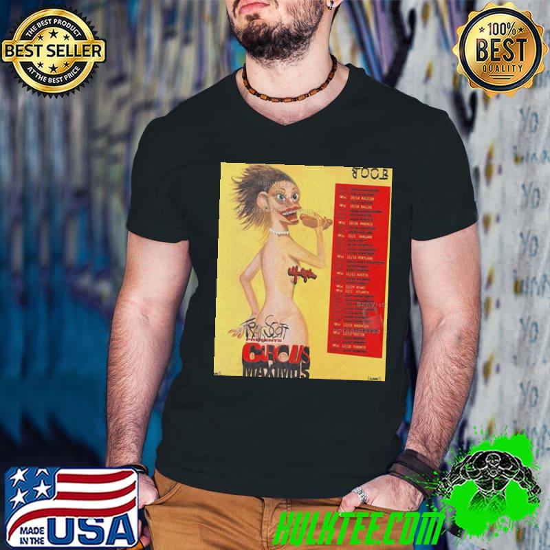 Travis Scott Presents Circus Maximus Tour 2023 Poster Dates Shirt Guys V Neck Travis Scott Presents Circus Maximus Tour 2023 Poster Dates Shirt Guys V Neck