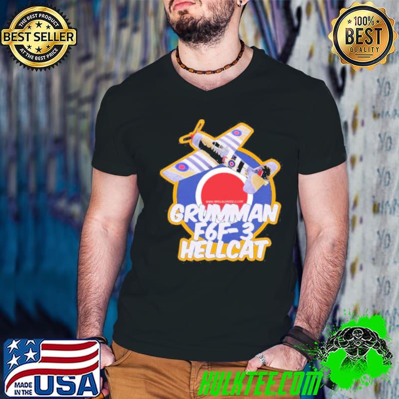Vintage grumman f6f 3 hellcat great britain shirt