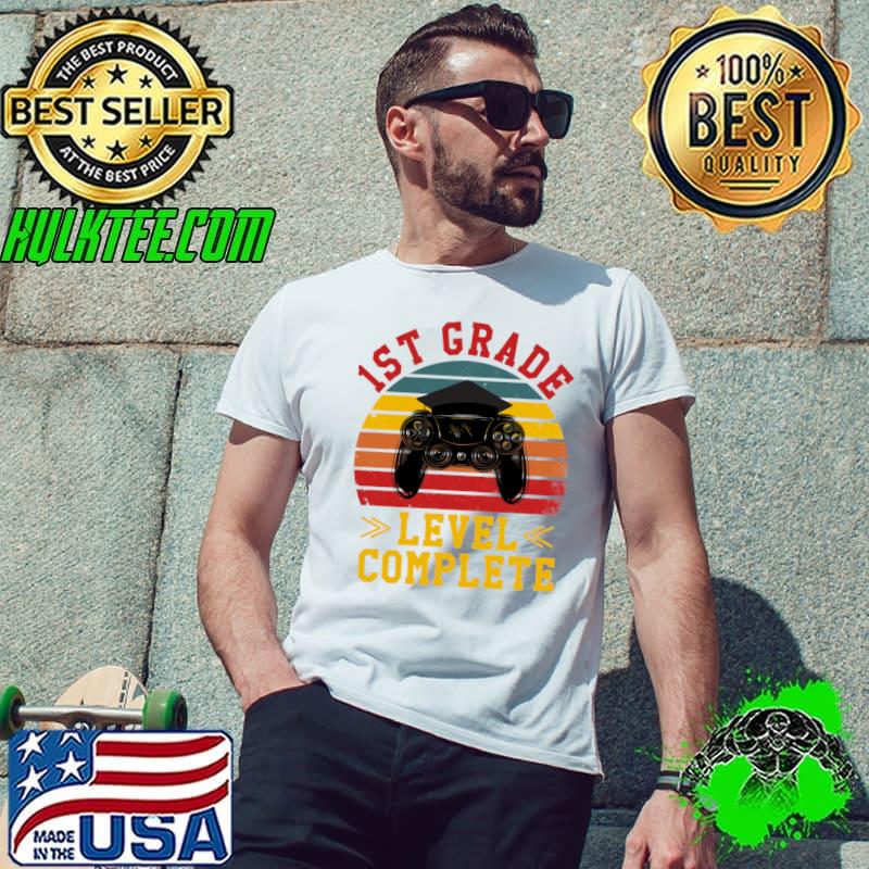 1st grade level complete video game vintage school T-Shirt Unisex 1st grade level complete video game vintage school T-Shirt Unisex