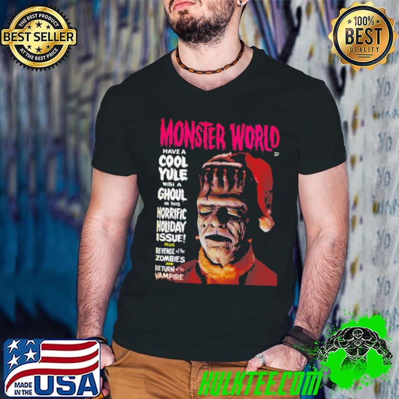 Another Great Monster World Magazine Christmas Cover shirt