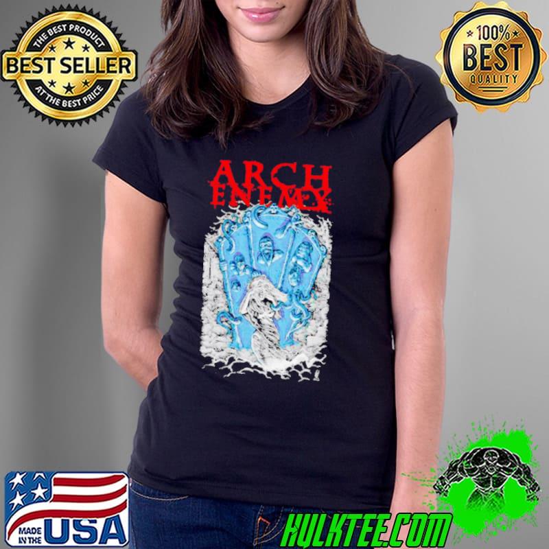 Arch enemy house of mirrors blue shirt
