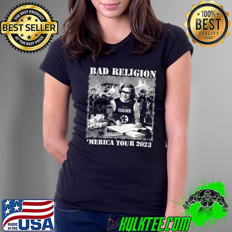 Bad Religion Teacher ‘Merica Tour 2023 Shirt