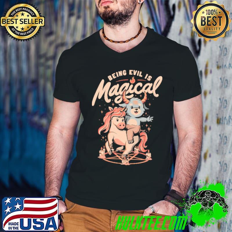 Being Evil is Magical Shirt Guys V Neck Being Evil is Magical Shirt Guys V Neck