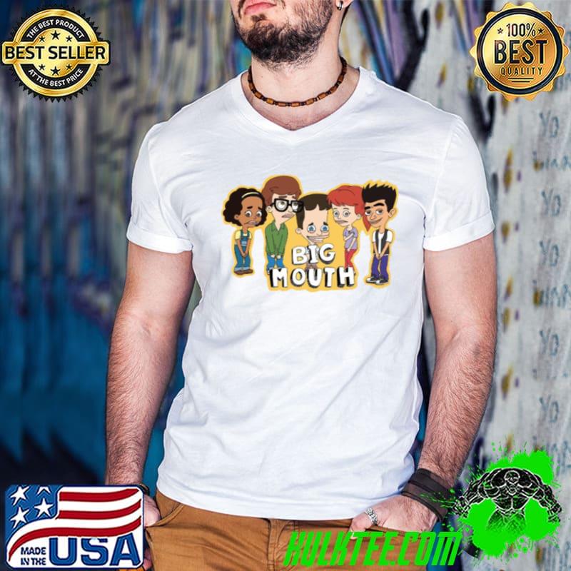 Big Mouth Cartoon Characters Shirt