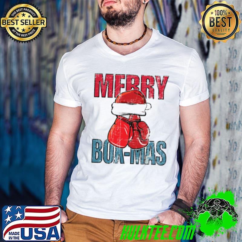 Boxing Christmas Merry Box Mas Boxing shirt