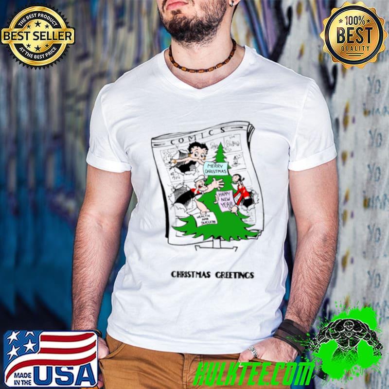 Brown Betty Boop Merry Christmas shirt