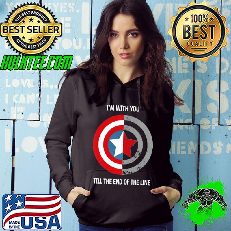 Captain America and Bucky I’m With You Till The End Shirt Hoodie Captain America and Bucky I’m With You Till The End Shirt Hoodie