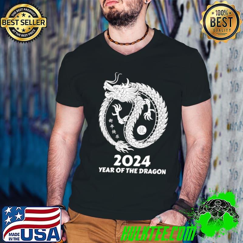 Chinese Lunar Year of the dragon 2024 happy new year T-Shirt