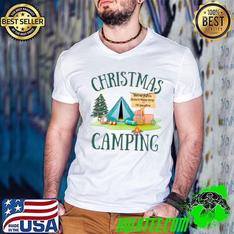 Christmas Camping Design Smore Campfire Elf shirt Christmas Camping Design Smore Campfire Elf shirt