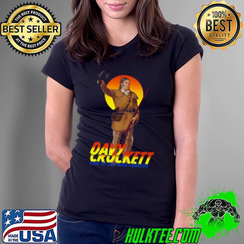 Colonel Davy Crockett Vintage Character Art King Of The Wild Frontier Shirt
