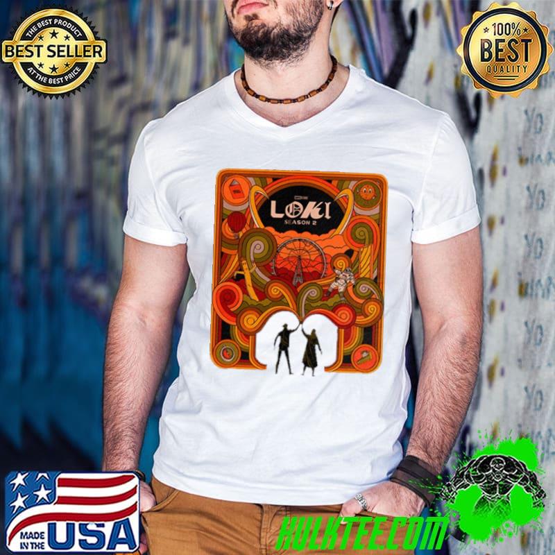 Conor Merriman’s Psychedelic 70s Style On The God Of Mischief’s Loki Season 2 Disney Marvel Studios Shirt