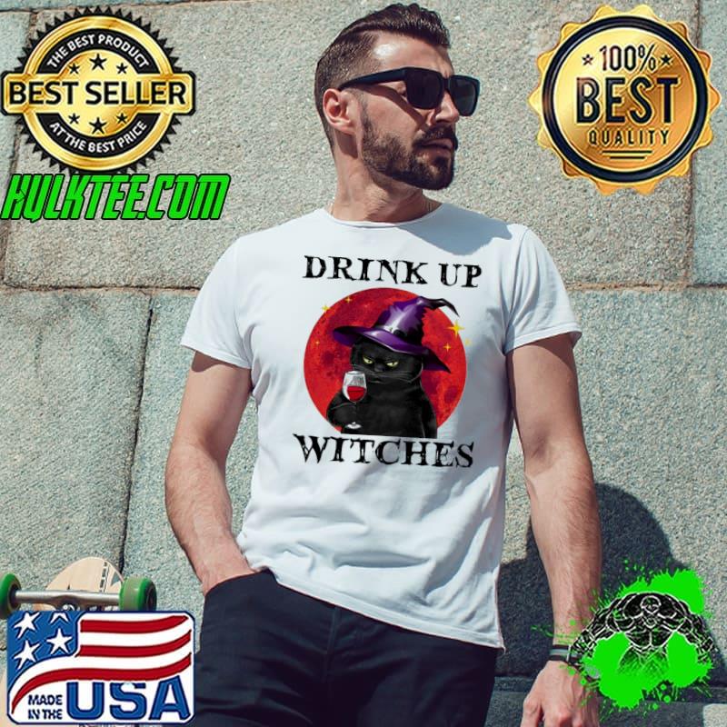 Drink Up Witches Black Cat Blood Moon Halloween s Unisex Drink Up Witches Black Cat Blood Moon Halloween s Unisex