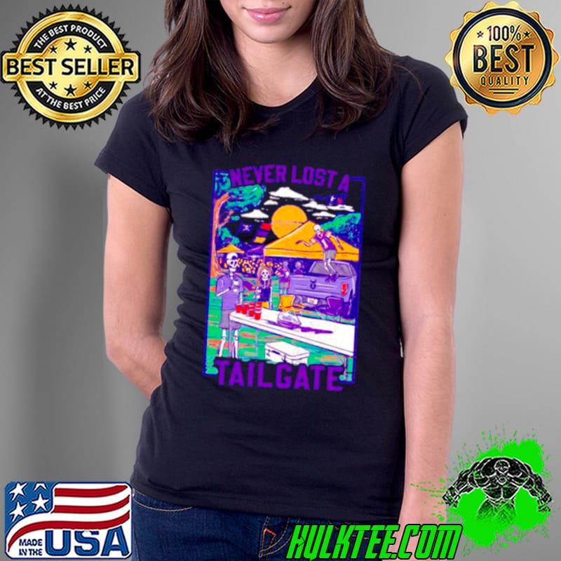 East Carolina Pirates skeleton Never lost a tailgate shirt