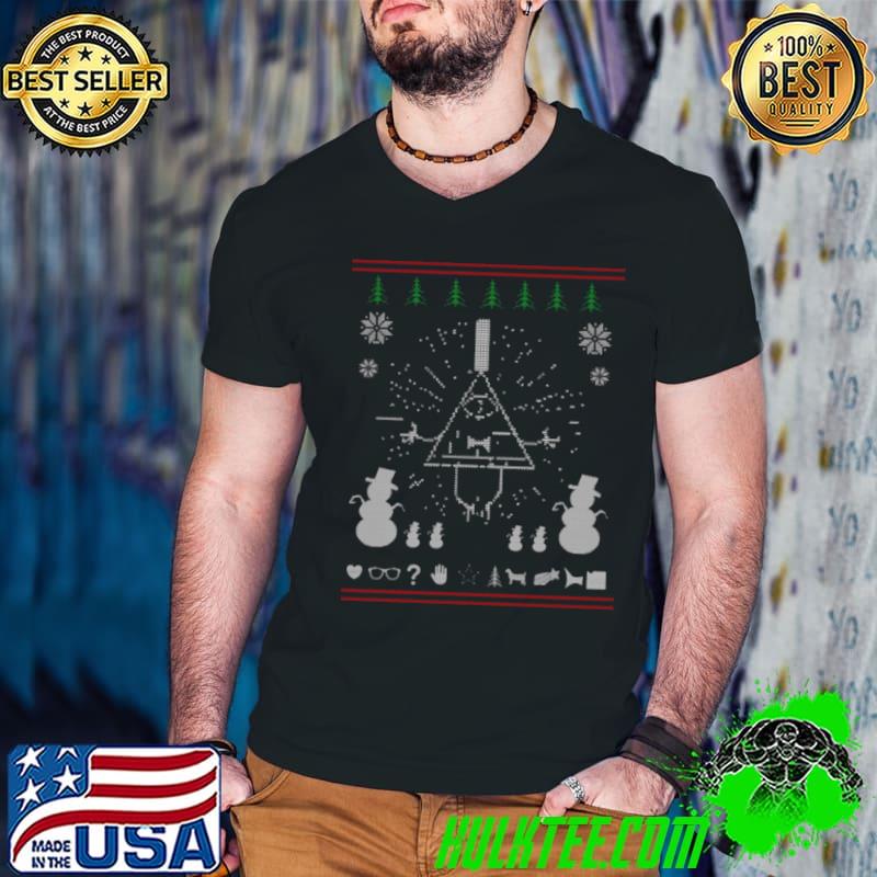 Gravity Falls Christmas Print shirt
