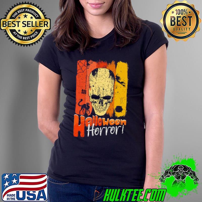 Halloween Horror Skull Vintage Scary Spooky Skeleton shirt Halloween Horror Skull Vintage Scary Spooky Skeleton shirt