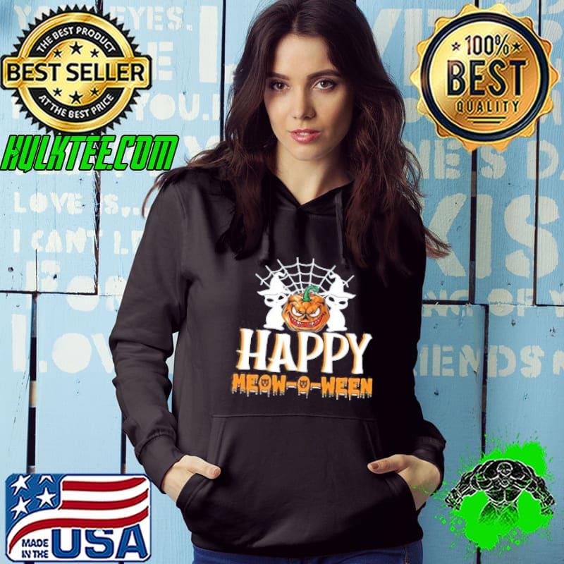 Happy Meow-o-ween Shirt Hoodie Happy Meow-o-ween Shirt Hoodie