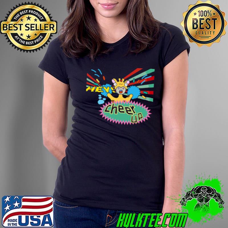 Hey Giraff Cheer Up To You Cartoon By Wora shirt