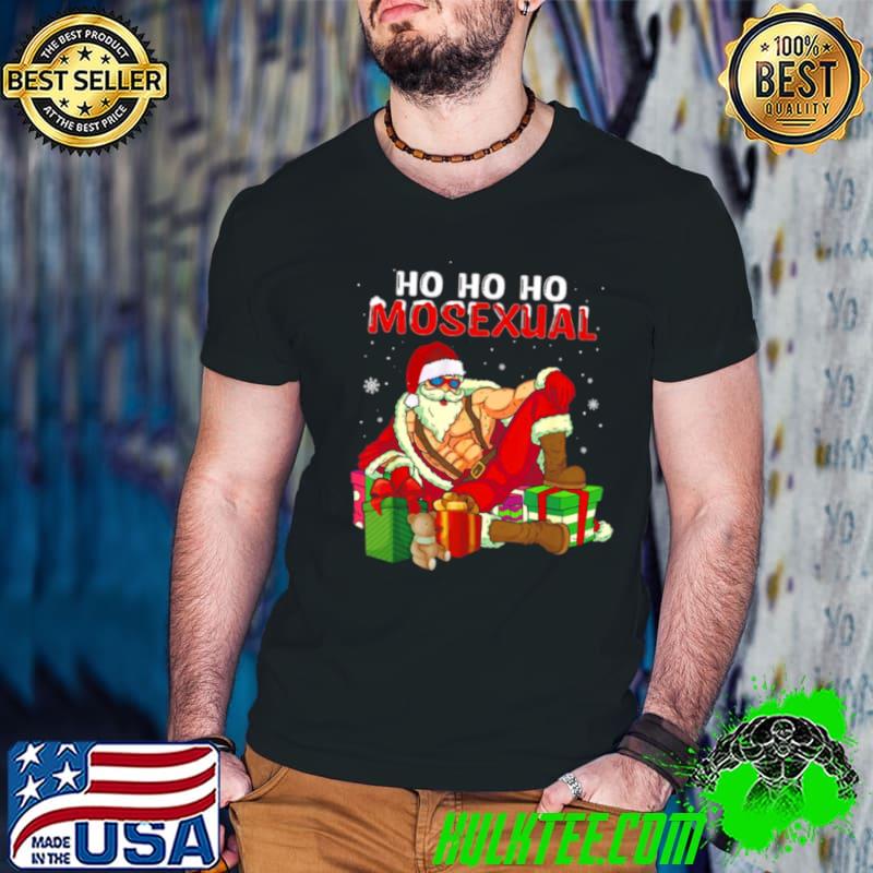 Ho Ho Ho Mosexual Gay Santa Lgbt Funny Gay s Guys V Neck Ho Ho Ho Mosexual Gay Santa Lgbt Funny Gay s Guys V Neck
