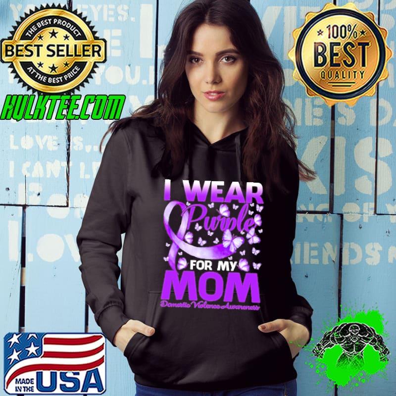 I Wear Purple For My Domestic Violence Awareness Butterflies s Hoodie I Wear Purple For My Domestic Violence Awareness Butterflies s Hoodie