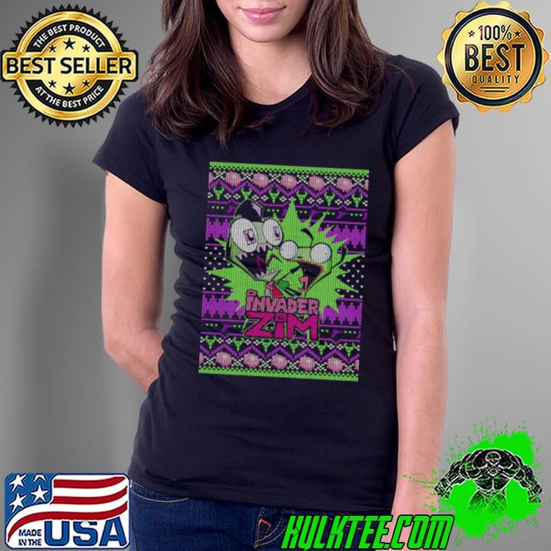 Invader Zim Christmas Holiday Scream shirt