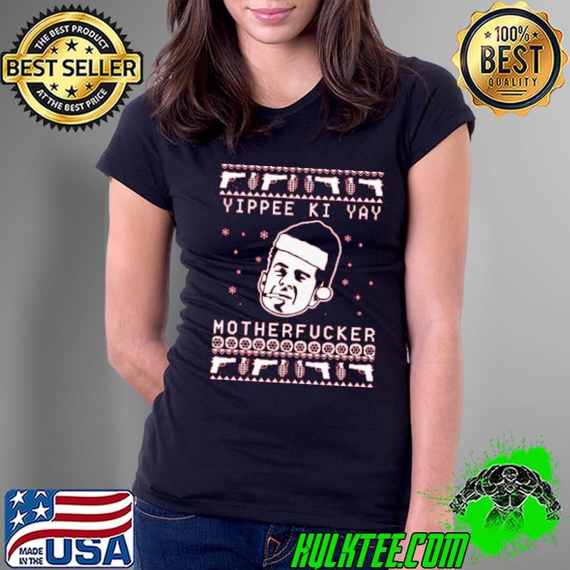 John Mcclane Yippee Ki Yay Christmas Ugly Shirt