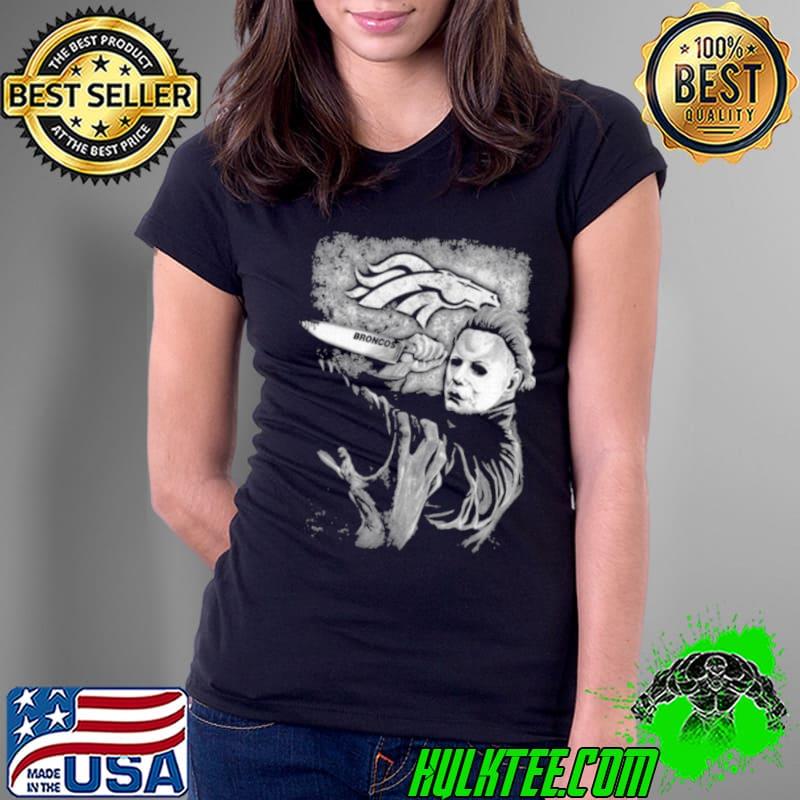Michael Jason Myers Friday The 13Th Denver Broncos Halloween 2023 shirt