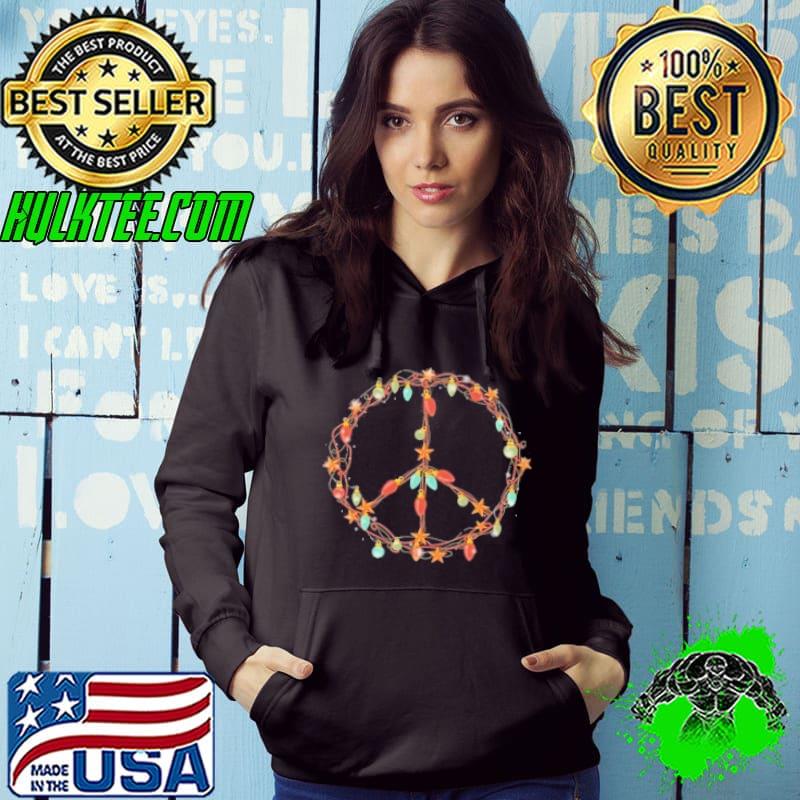 Peace Christmas Shirt Hoodie Peace Christmas Shirt Hoodie