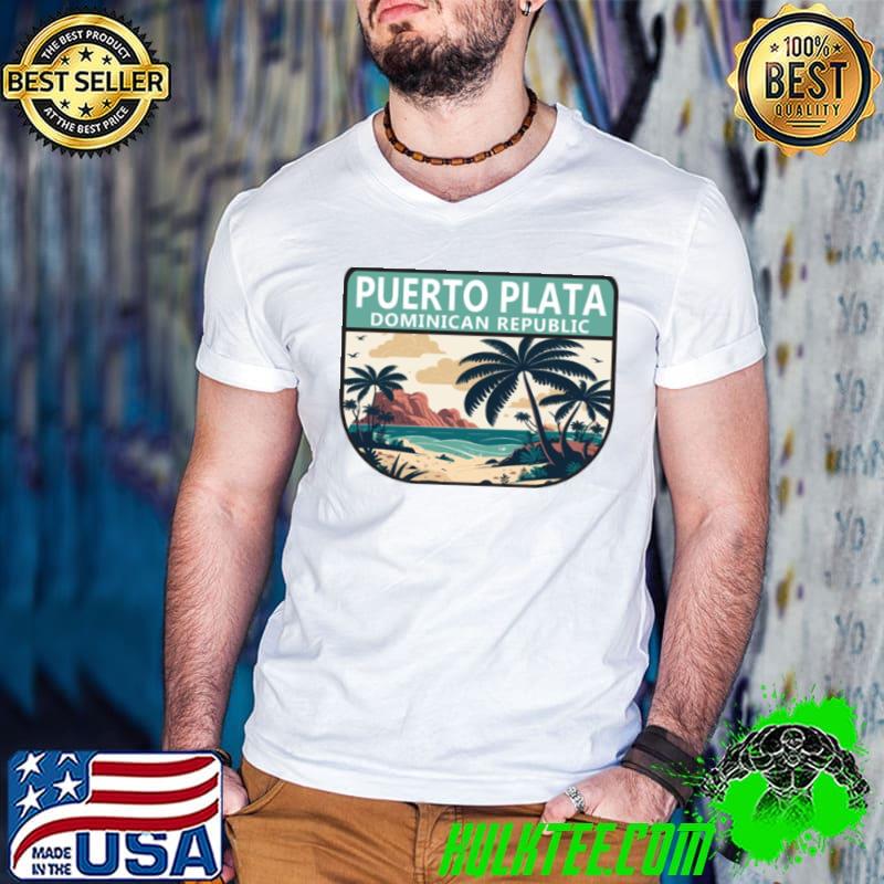 Puerto Plata Dominican Republic Retro Emblem shirt