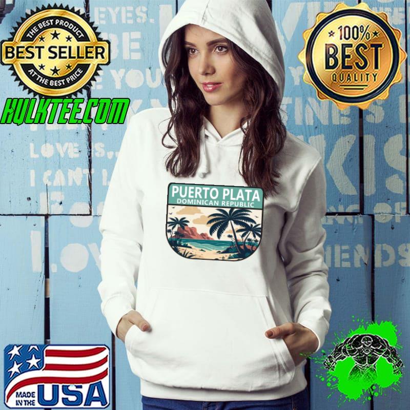 Puerto Plata Dominican Republic Retro Emblem s Hoodie Puerto Plata Dominican Republic Retro Emblem s Hoodie