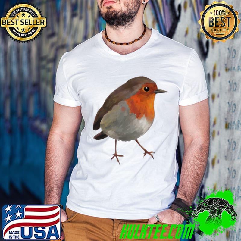 Robin Bird Colored Art Shirt