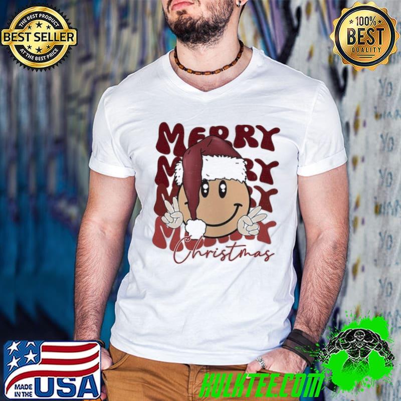 Smiley Merry Christmas Shirt