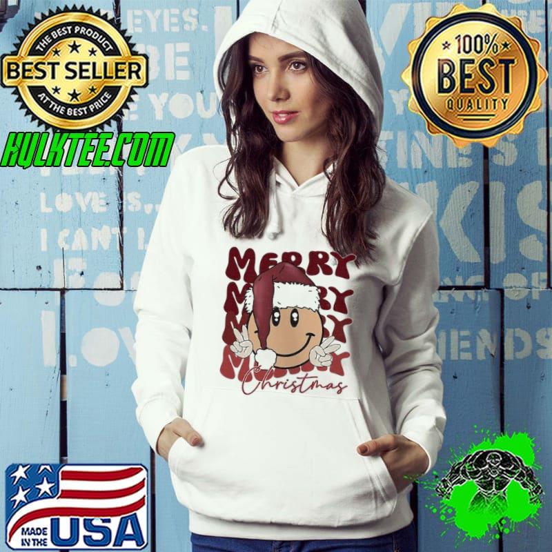 Smiley Merry Christmas Shirt Hoodie Smiley Merry Christmas Shirt Hoodie