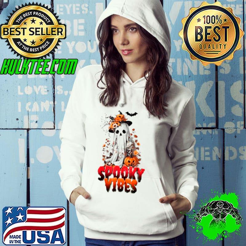 Spooky vibes Halloween funny ghost s Hoodie Spooky vibes Halloween funny ghost s Hoodie