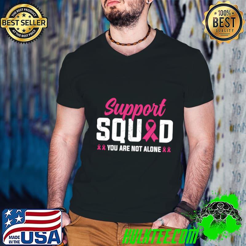 Support Squad Breast Cancer Awareness T-Shirt Guys V Neck Support Squad Breast Cancer Awareness T-Shirt Guys V Neck