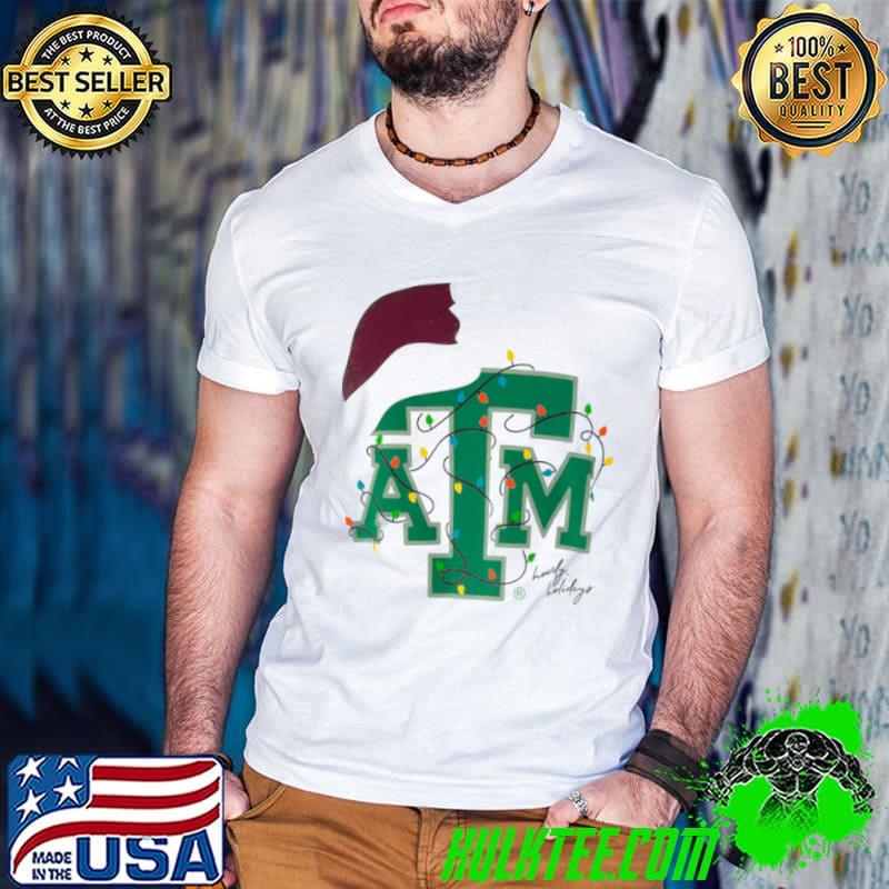 Texas A&M Christmas Lights Shirt