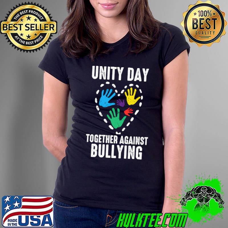 Together against bullying orange anti bully unity day T-Shirt