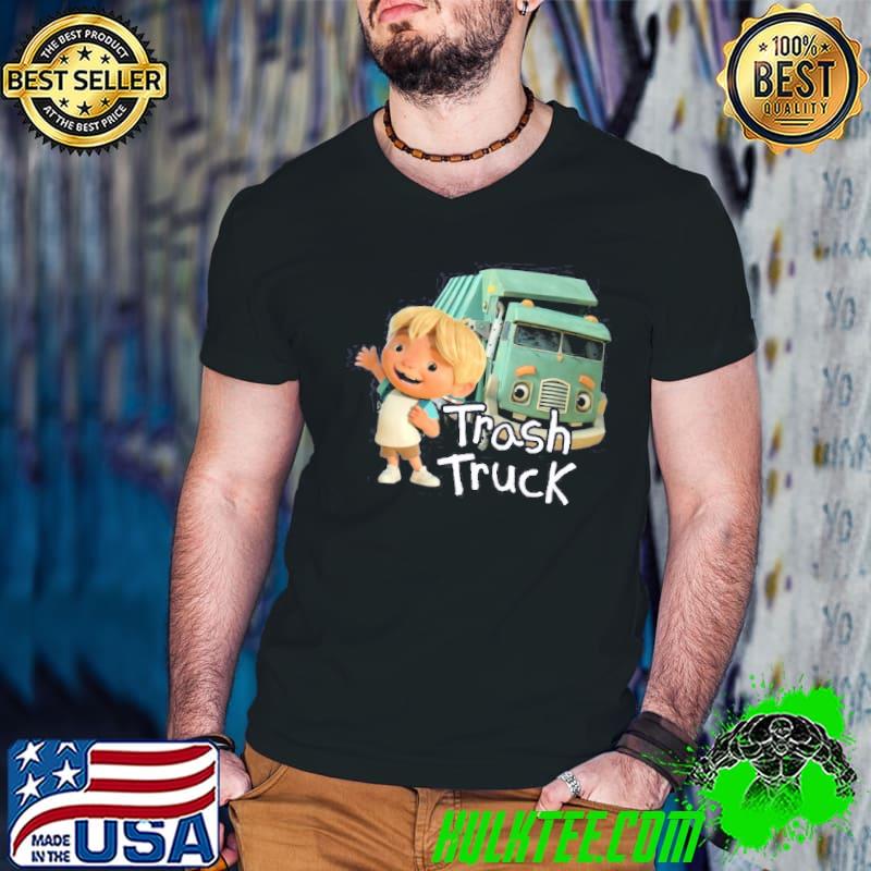 Trash Truck Shirt Guys V Neck Trash Truck Shirt Guys V Neck
