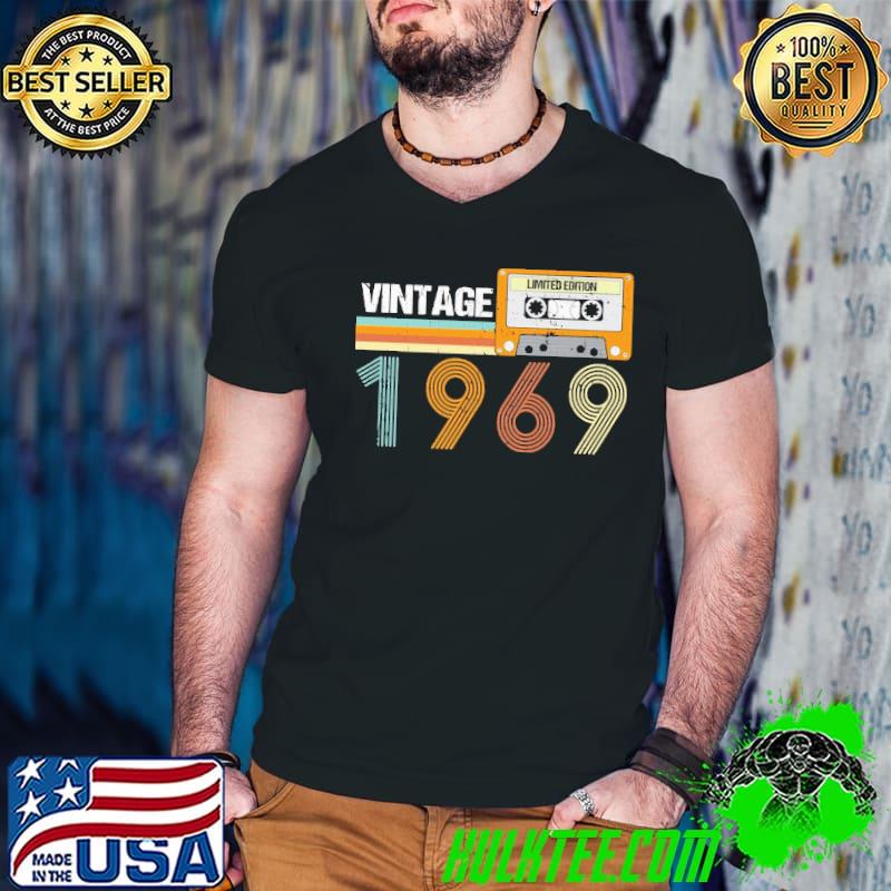 Vintage Classic 6666 1969 Cassette s Guys V Neck Vintage Classic 6666 1969 Cassette s Guys V Neck