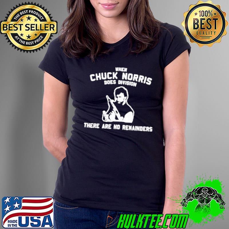 When Chuck Norris does Division There are no Remainders Shirt