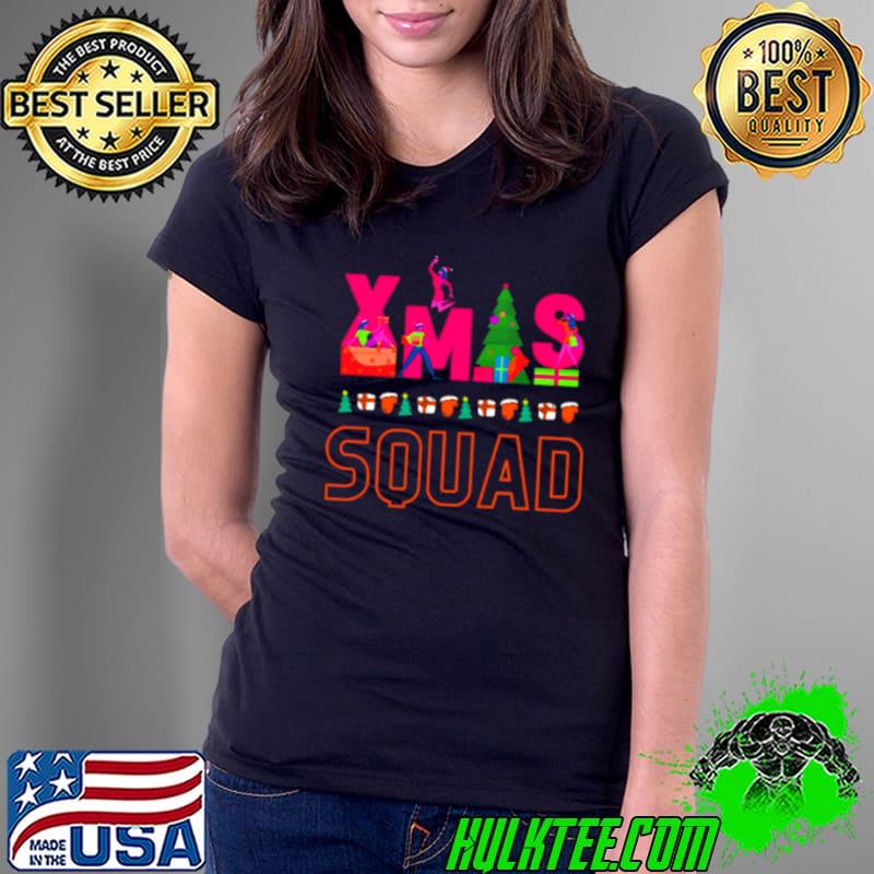 Xmas Squad Cute Christmas 2023 s Ladies Tee Xmas Squad Cute Christmas 2023 s Ladies Tee