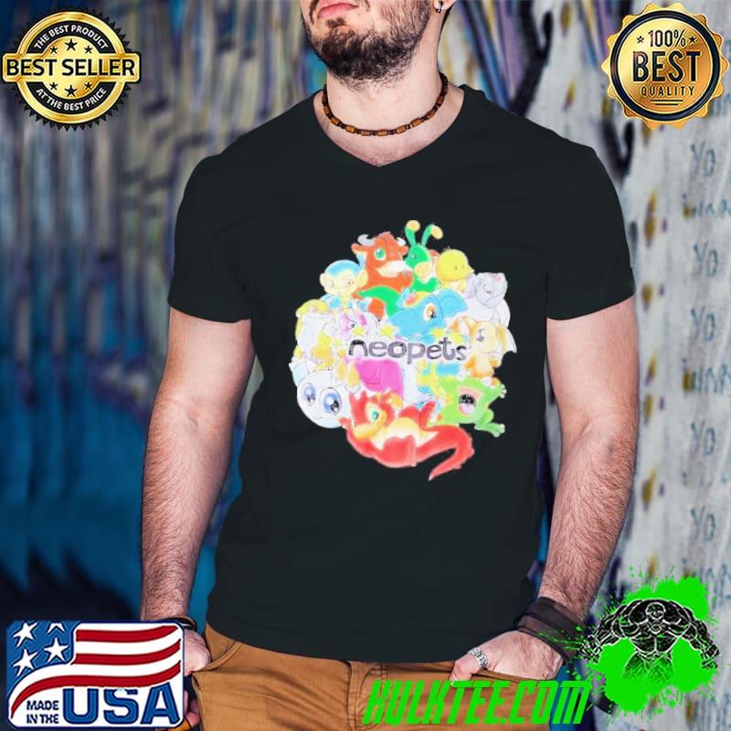 2023 Neopets Group Boyfriend Fit Girls New shirt 2023 Neopets Group Boyfriend Fit Girls New shirt