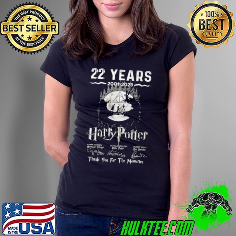 22 Years 2001 2023 Harry Potter Thank You For The Memories Signatures s Ladies Tee 22 Years 2001 2023 Harry Potter Thank You For The Memories Signatures s Ladies Tee