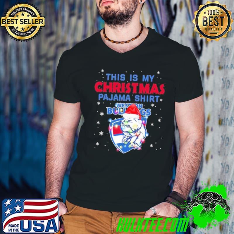 AFL This is christmas Pajamas sweater Western Bulldogs shirt