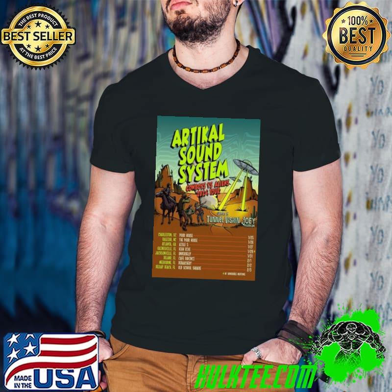 Artikal Sound System Cowboys Vs Aliens 2024 Tour shirt Artikal Sound System Cowboys Vs Aliens 2024 Tour shirt