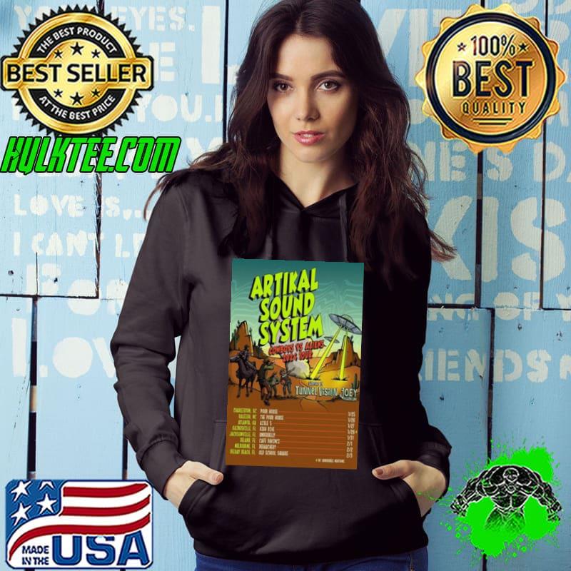 Artikal Sound System Cowboys Vs Aliens 2024 Tour s Hoodie Artikal Sound System Cowboys Vs Aliens 2024 Tour s Hoodie