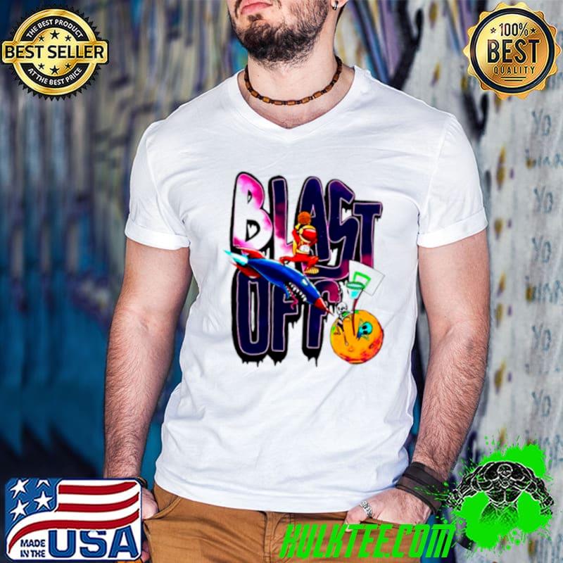Basketball Rockets blast off shirt