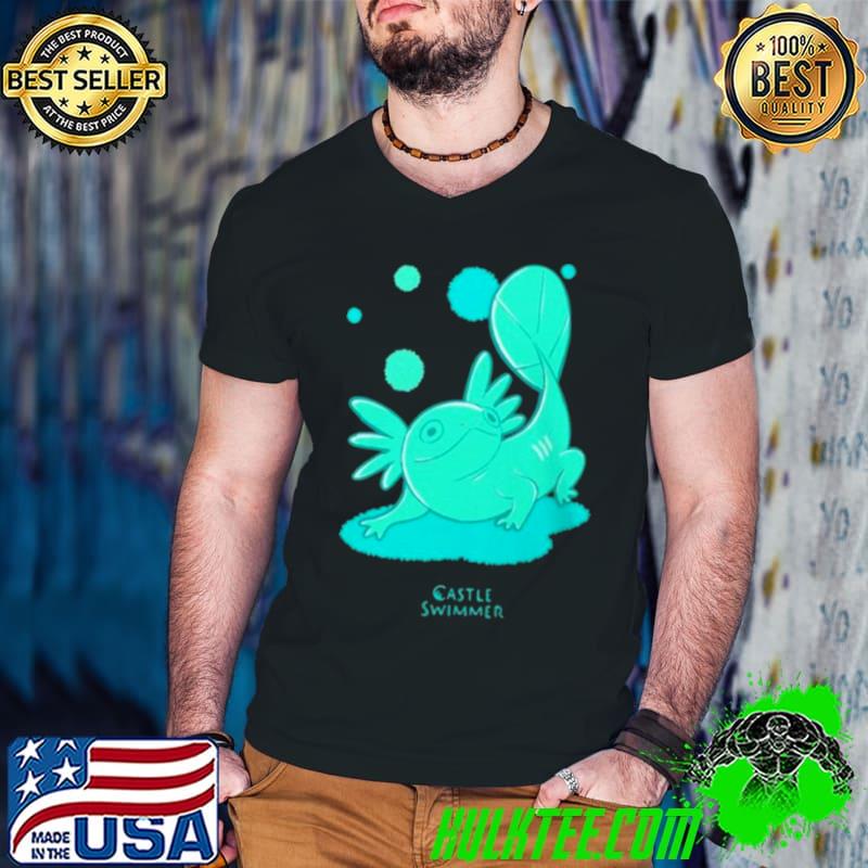 Castle swimmer worm shirt